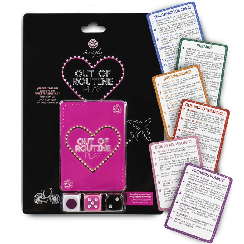 SECRETPLAY - JOGO MUDA A TUA ROTINA VERSÃO (ES/EN) - Sex Shop Sexy