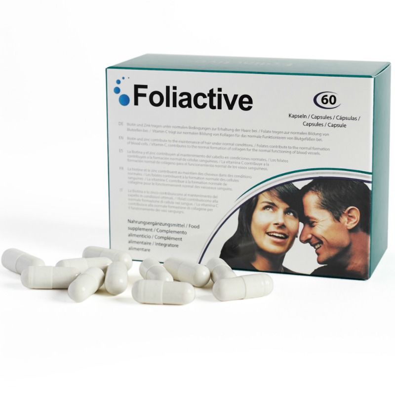500 COSMETICS - FOLIACTIVE PILLS COMPLEMENTO ALIMENTAR QUEDA DE CABELO - Sex Shop Sexy