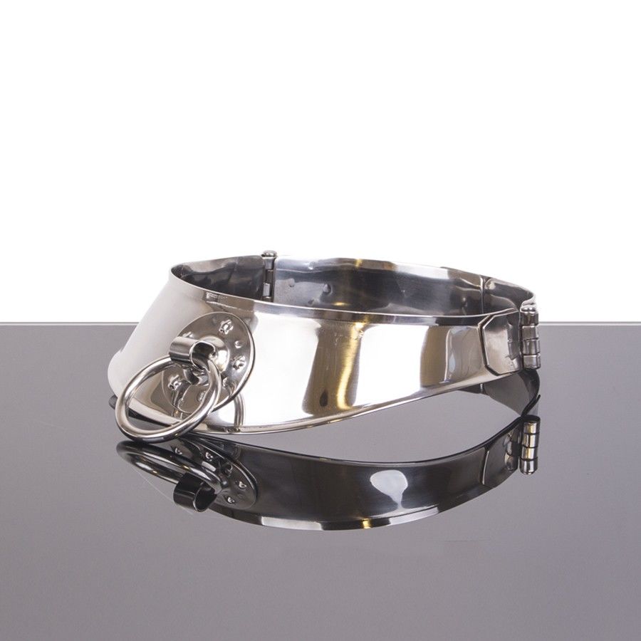 METAL HARD - COLAR DE CONTENÇÃO COM ARGOLA