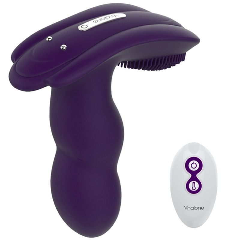 NALONE - LOLI MASSAGEADOR COMANDO REMOTO - ROXO - Sex Shop Sexy