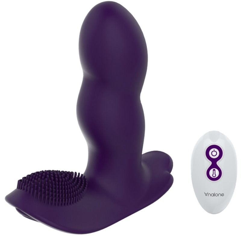NALONE - LOLI MASSAGEADOR COMANDO REMOTO - ROXO - Sex Shop Sexy