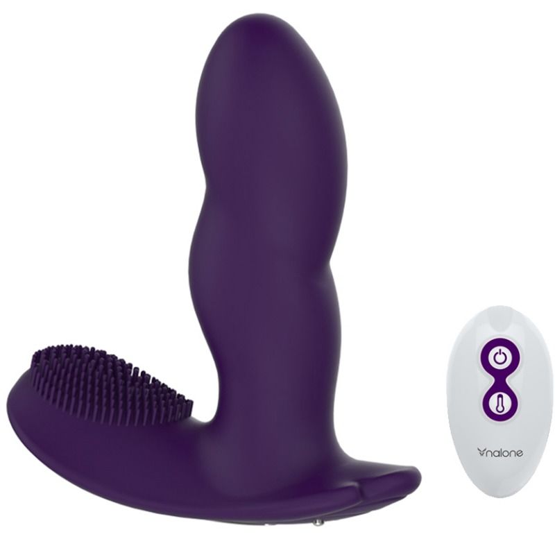 NALONE - LOLI MASSAGEADOR COMANDO REMOTO - ROXO - Sex Shop Sexy