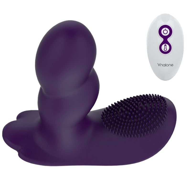 NALONE - LOLI MASSAGEADOR COMANDO REMOTO - ROXO - Sex Shop Sexy