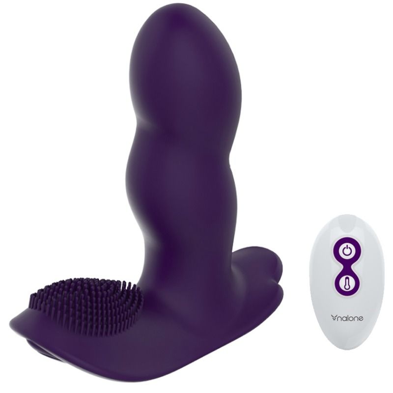 NALONE - LOLI MASSAGEADOR COMANDO REMOTO - ROXO - Sex Shop Sexy
