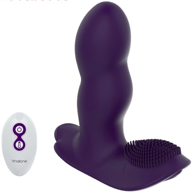 NALONE - LOLI MASSAGEADOR COMANDO REMOTO - ROXO - Sex Shop Sexy