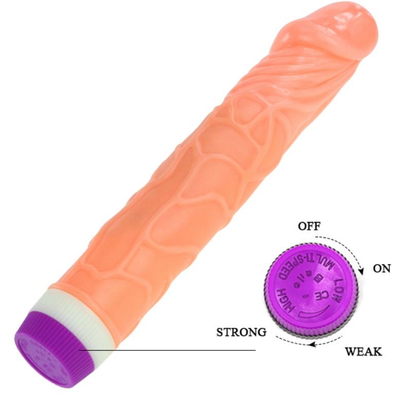 BAILE - WAVES OF PLEASURE VIBRADOR REALISTA 22.5 CM - Sex Shop Sexy
