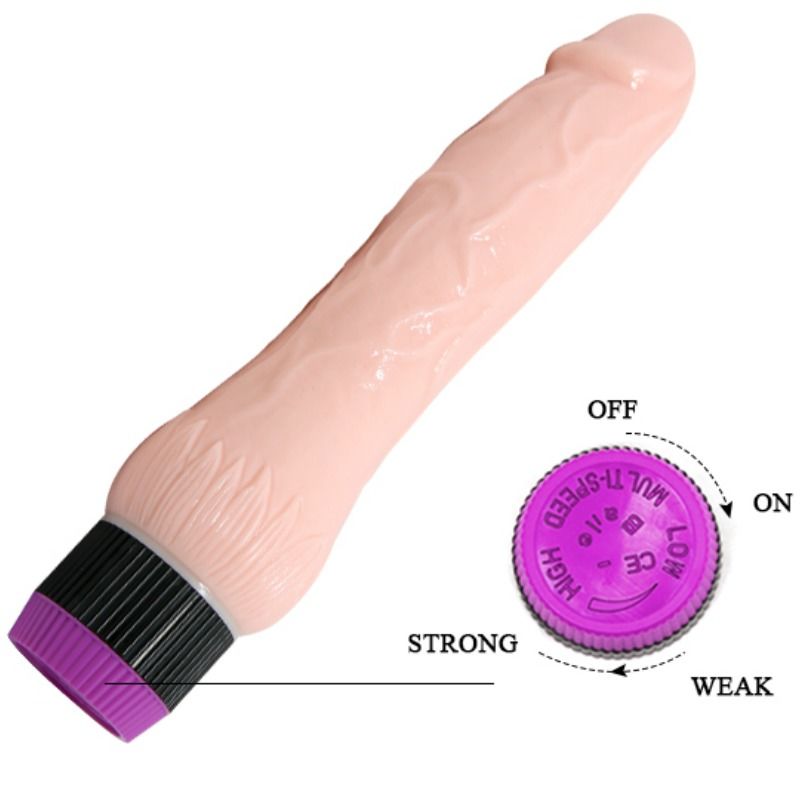 BAILE - ADOUR CLUB VIBRADOR REALISTA BASE LARGA 22 CM - Sex Shop Sexy