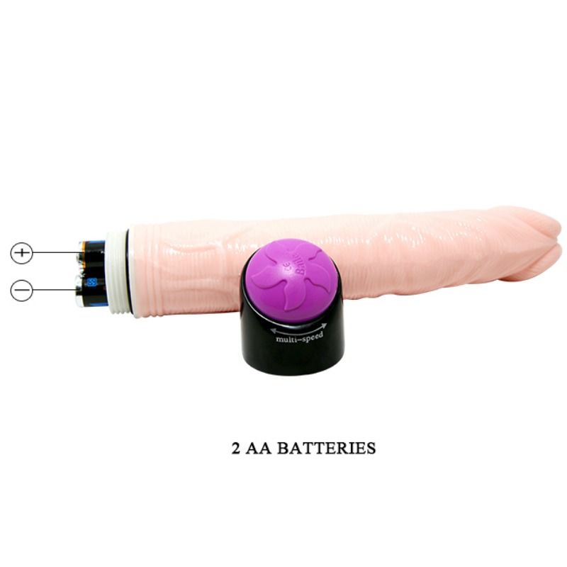 BAILE - ADOUR CLUB VIBRADOR REALISTA 23 CM NATURAL - Sex Shop Sexy