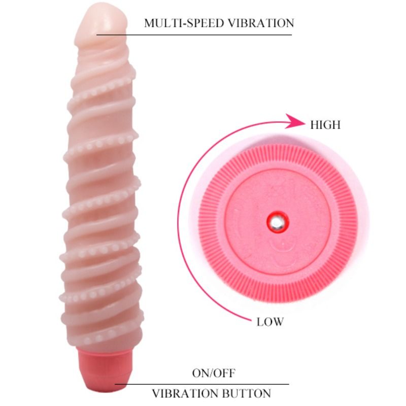 BAILE - FLEXI VIBE SENSUAL VIBRADOR ESPIRAL 19.5 CM - Sex Shop Sexy