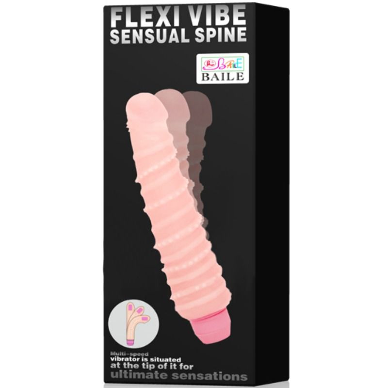 BAILE - FLEXI VIBE SENSUAL VIBRADOR ESPIRAL 19.5 CM - Sex Shop Sexy
