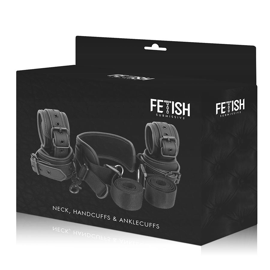 FETISH SUBMISSIVE - POSIÇÃO MASTER COM 4 ALGEMAS E FORRO EM NEOPRENO - Sex Shop Sexy