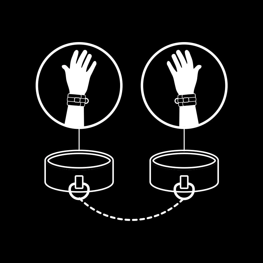 FETISH SUBMISSIVE - ALGEMAS EM PELE VEGAN COM FORRO EM NEOPRENO - Sex Shop Sexy