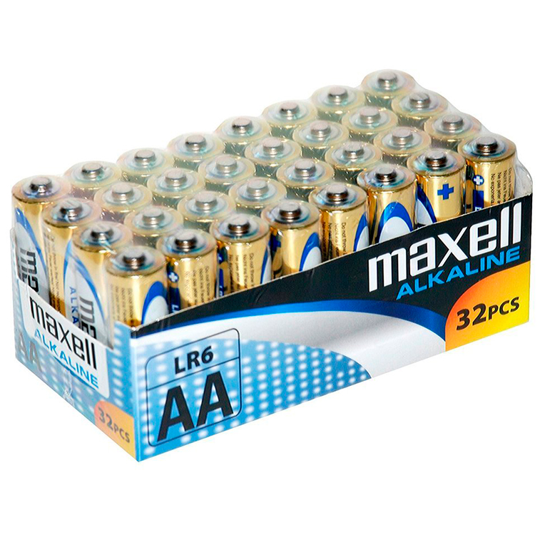 MAXELL - PACK ALCALINA AA LR6*32 UDS - Sex Shop Sexy