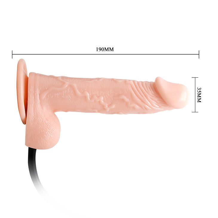 BAILE - DILDO REALISTA VIBRADOR E INSUFLÁVEL - Sex Shop Sexy