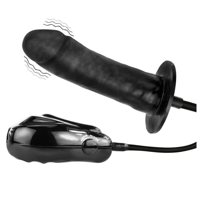 BAILE - BIGGER JOY DILDO INSUFLÁVEL COM VIBRAÇÃO 16 CM - Sex Shop Sexy