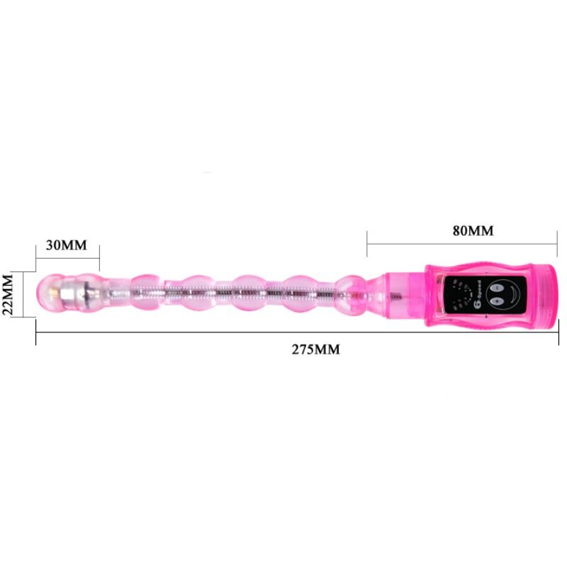 BAILE - DISTORTION ESTIMULADOR TRIPLO ROSA - Sex Shop Sexy