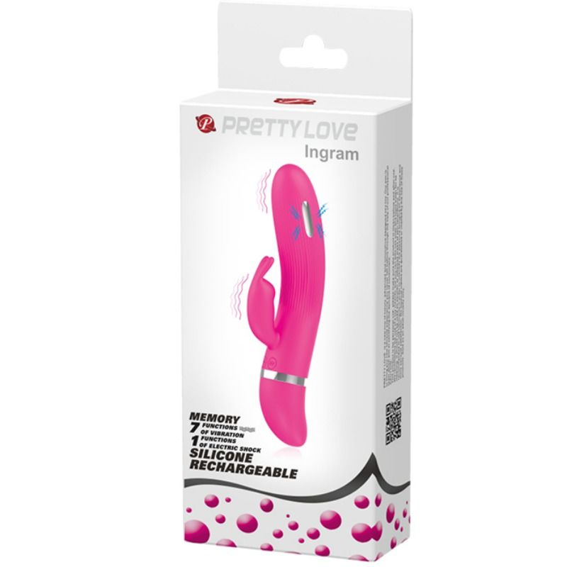 PRETTY LOVE - VIBRADOR FLIRTATION INGRAM COM ELETROCHOQUE - Sex Shop Sexy