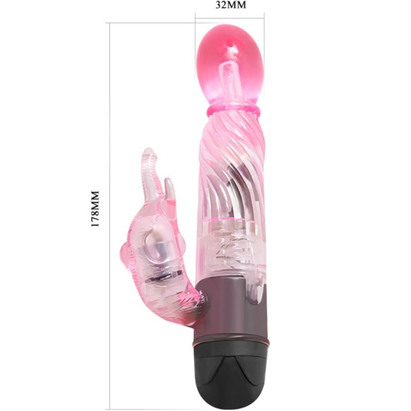 BAILE - DARLE UN TIPO DE VIBRADOR AMANTE CON CONEJO ROSA 10 MODOS