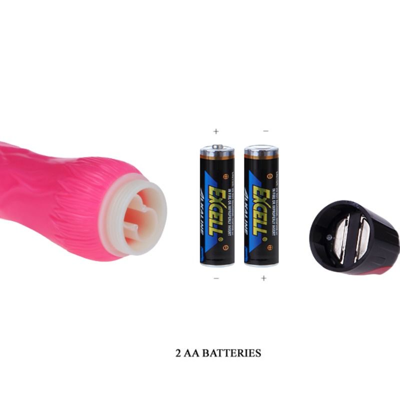 BAILE - VIBRADOR DAAPLY PLEASURE MULTIVELOCIDADE ROSA - Sex Shop Sexy