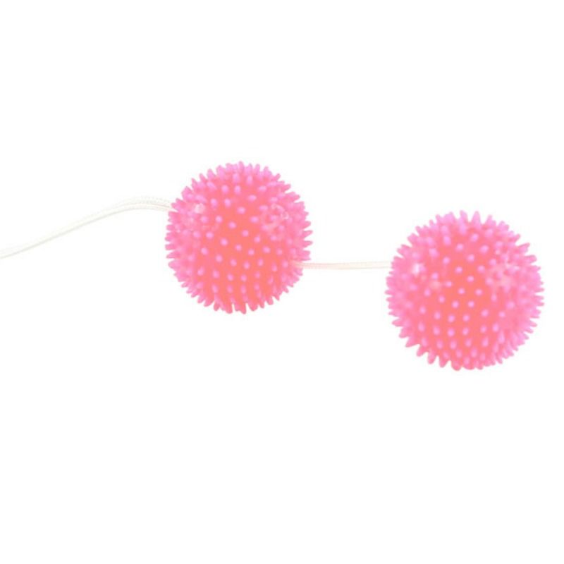 BAILE - A DEEPLY PLEASURE BOLAS TEXTURADAS ROSA 3.6 CM - Sex Shop Sexy