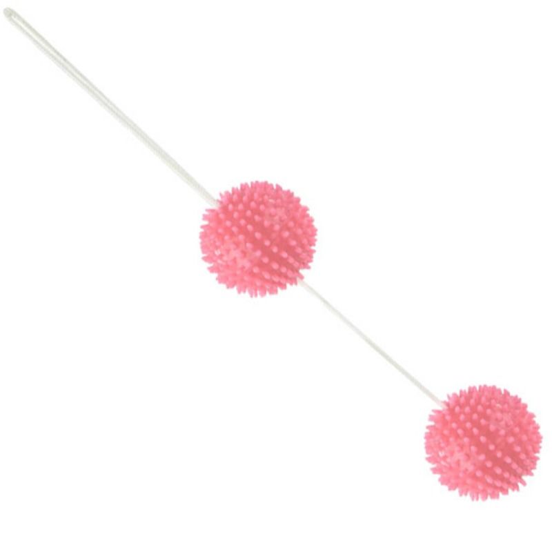BAILE - A DEEPLY PLEASURE BOLAS TEXTURADAS ROSA 3.6 CM - Sex Shop Sexy
