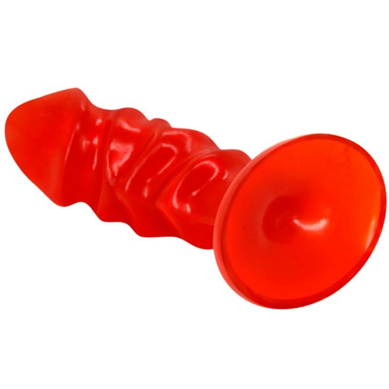 BAILE - PLUG ANAL UNISSEXO COM VENTOSA VERMELHO - Sex Shop Sexy