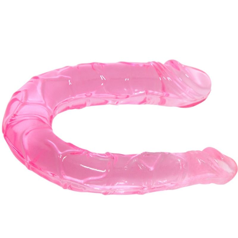BAILE - DOUBLE DONG DILDO DUPLO ROSA - Sex Shop Sexy