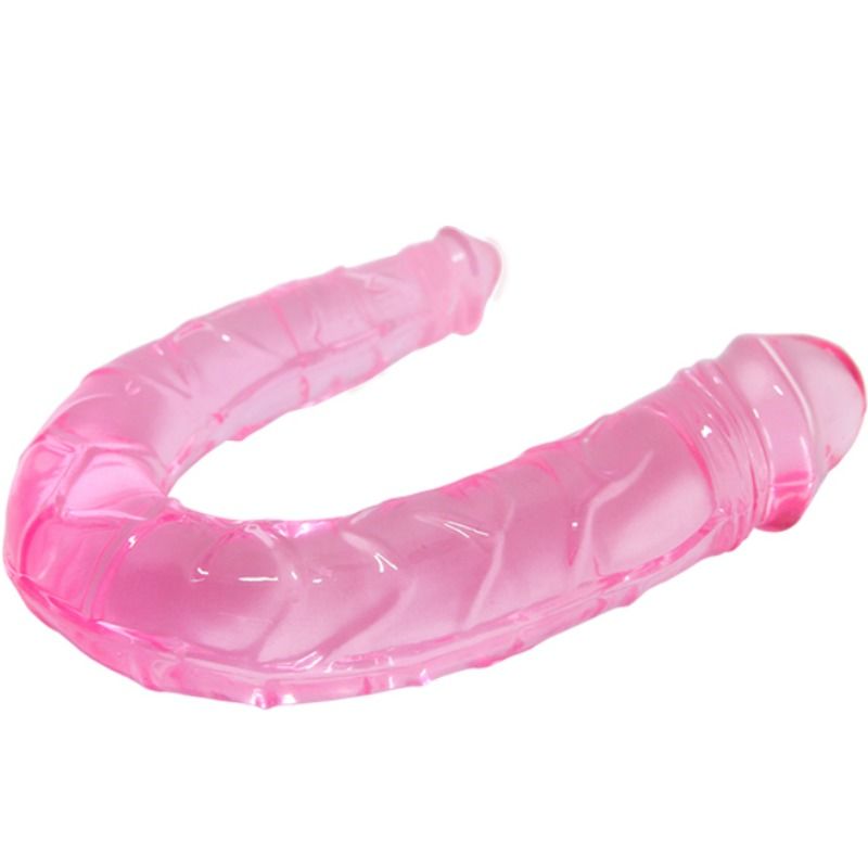 BAILE - DOUBLE DONG DILDO DUPLO ROSA - Sex Shop Sexy