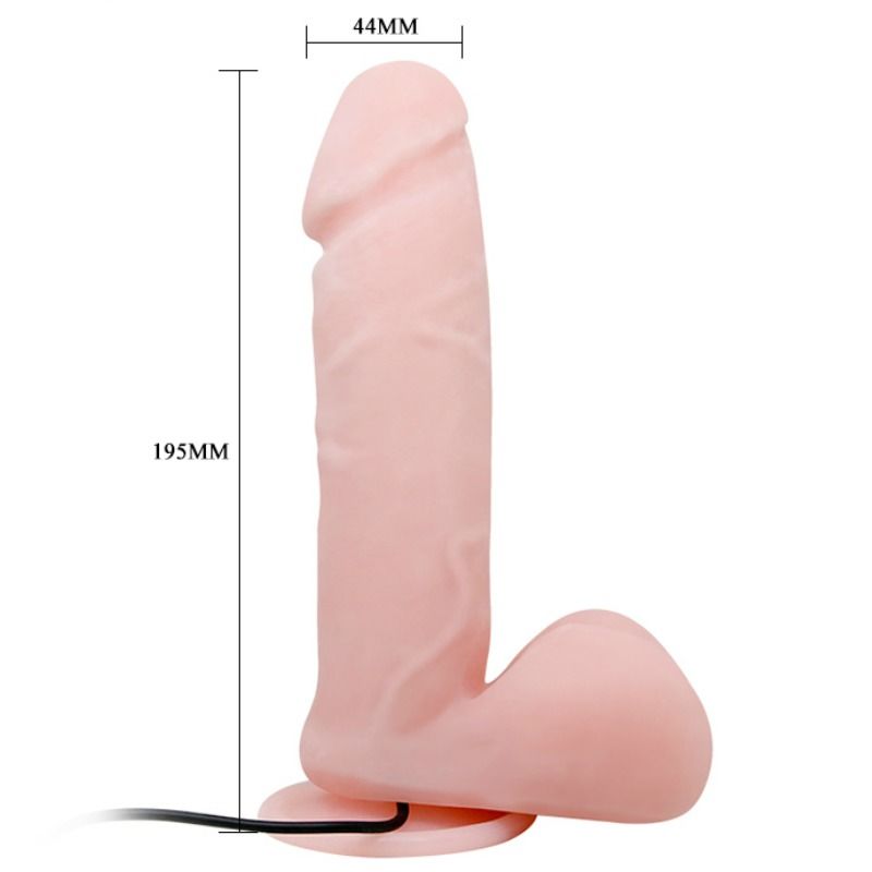 BAILE - VIBRADOR REALÍSTICO OLIVER CON FUNCIÓN DE ROTACIÓN