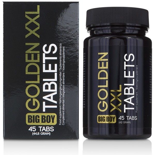 COBECO - BIG BOY GOLDEN XXL CÁPSULAS AUMENTO DO PÉNIS 45 CÁPSULAS - Sex Shop Sexy