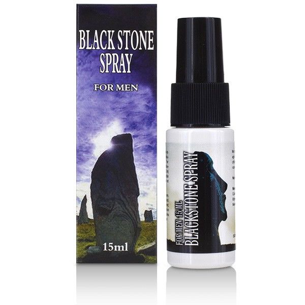 COBECO - BLACK STONE SPRAY RETARDANTE PARA HOMEM 15 ML - Sex Shop Sexy