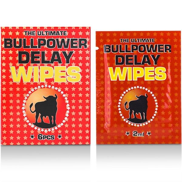 COBECO - BULL POWER 6 TOALHITAS RETARDANTES - Sex Shop Sexy