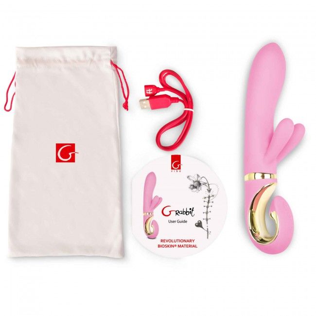 G-VIBE - VIBRADOR G-RABBIT ROSA CONEJITO RAMPANTE