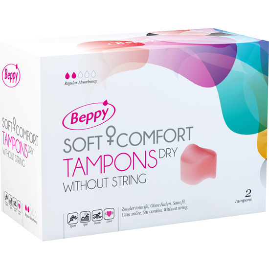 BEPPY - TAMPONES SUAVES Y CONFORT SECO 2 UNIDADES