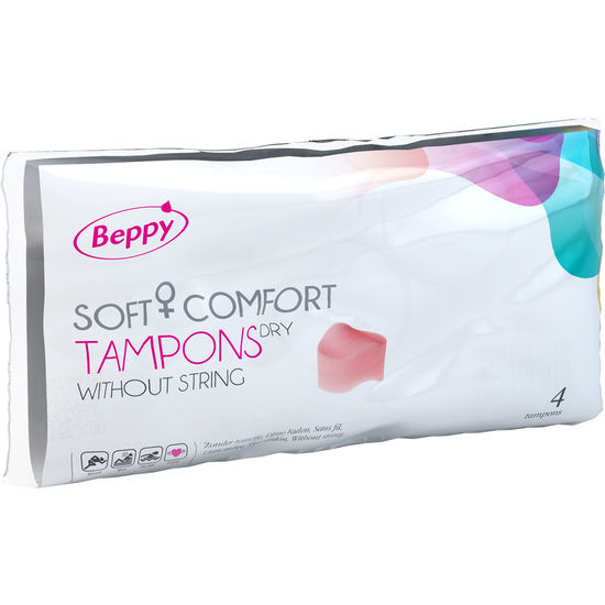 BEPPY - TAMPONES SUAVES Y CONFORT SECO 4 UNIDADES