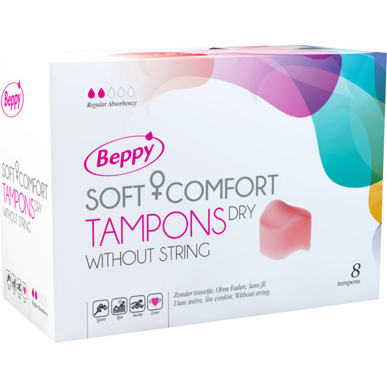 BEPPY -TAMPONES SUAVES-CONFORT SECO 8 UNIDADES