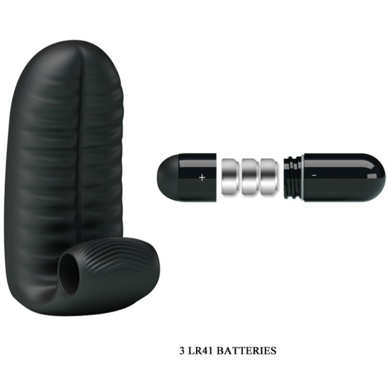 PRETTY LOVE - ABBOTT FINGER ESTIMULADOR PRETO - Sex Shop Sexy