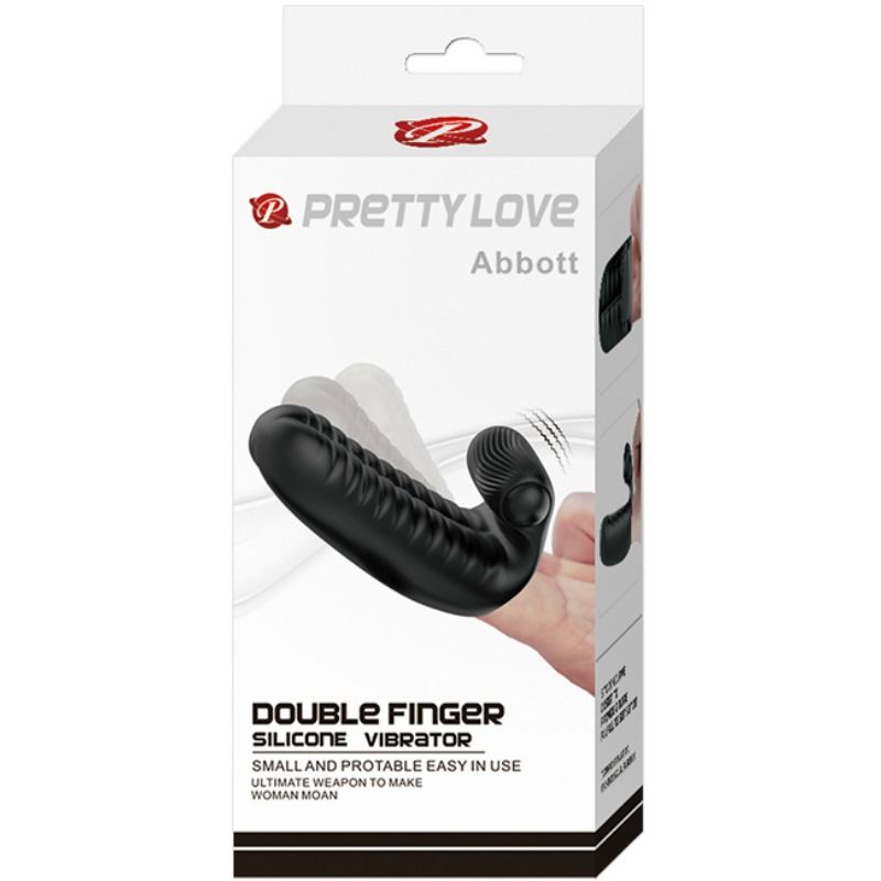 PRETTY LOVE - ABBOTT FINGER ESTIMULADOR PRETO - Sex Shop Sexy