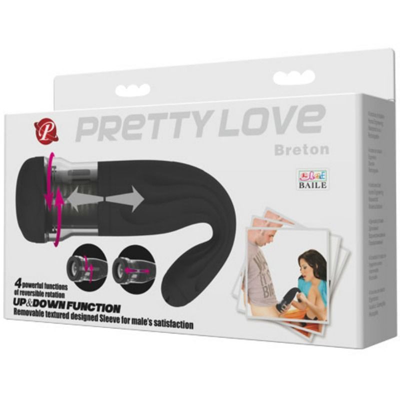 PRETTY LOVE - MASTURBADOR MULTIFUNO MASCULINO BRETON