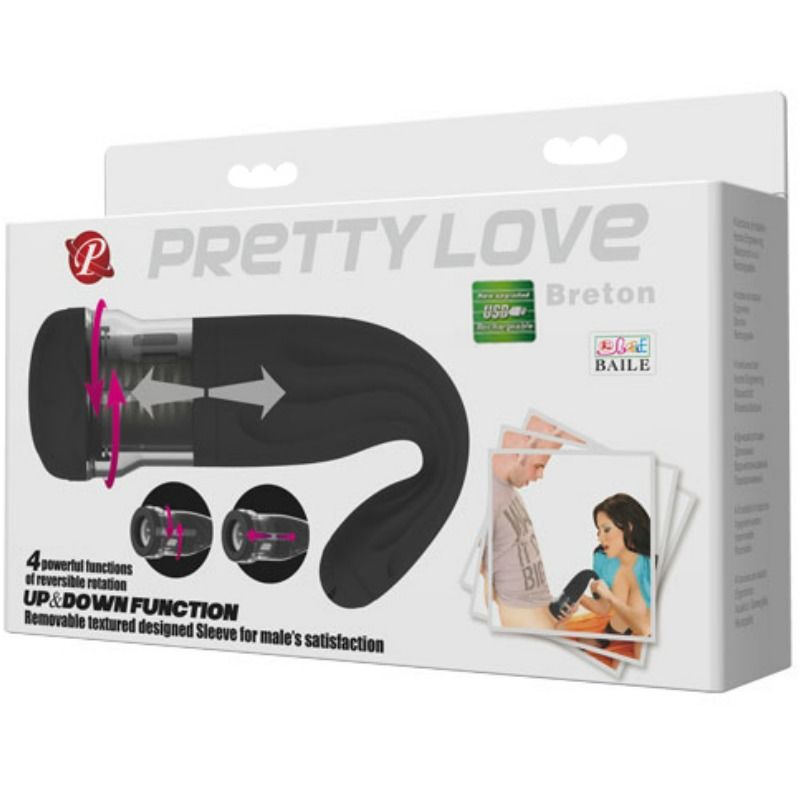 PRETTY LOVE - MASTURBADOR RECARGABLE MULTIFUNCIÓN MULTIFUNCIONAL BRETON BRETON