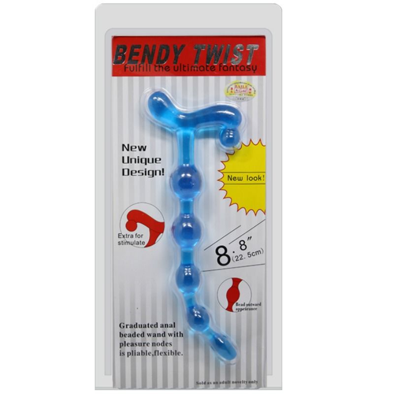 BAILE - BOLAS ANAIS AZULES BENDY TWIST
