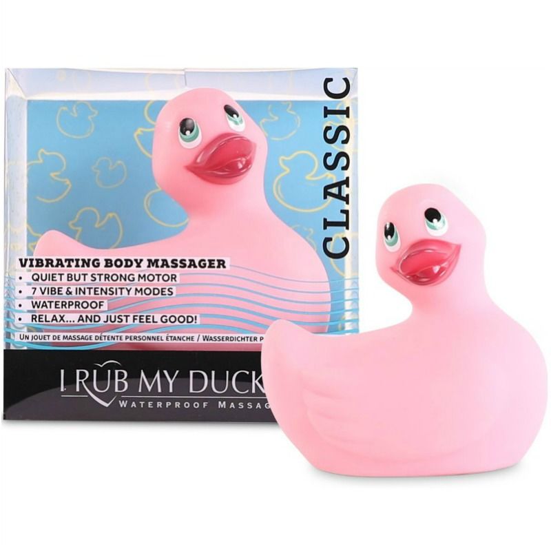 BIG TEASE TOYS - I RUB MY DUCKIE CLÁSICO VIBRADOR ROSA ROSA