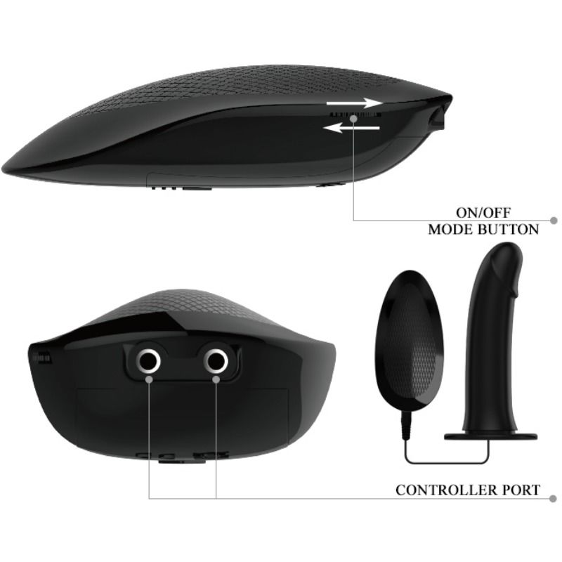 PRETTY LOVE - MARVIN STRAP ON CON VIBRADOR Y DILDO OCO