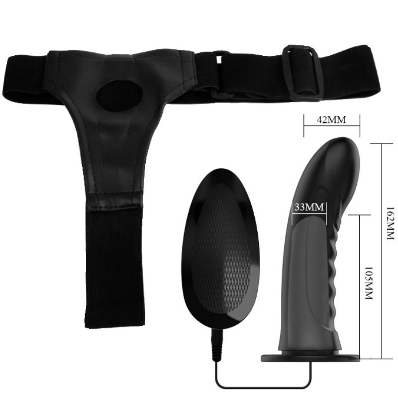 PRETTY LOVE - MARVIN STRAP ON CON VIBRADOR Y DILDO OCO