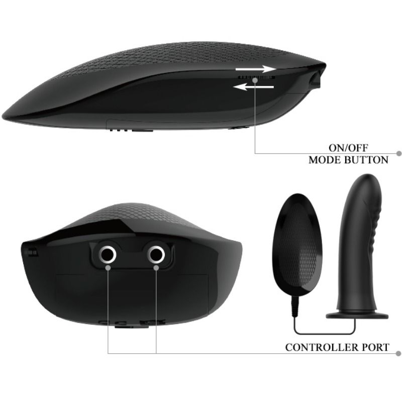 PRETTY LOVE - MYRON STRAP ON CON VIBRADOR Y DILDO