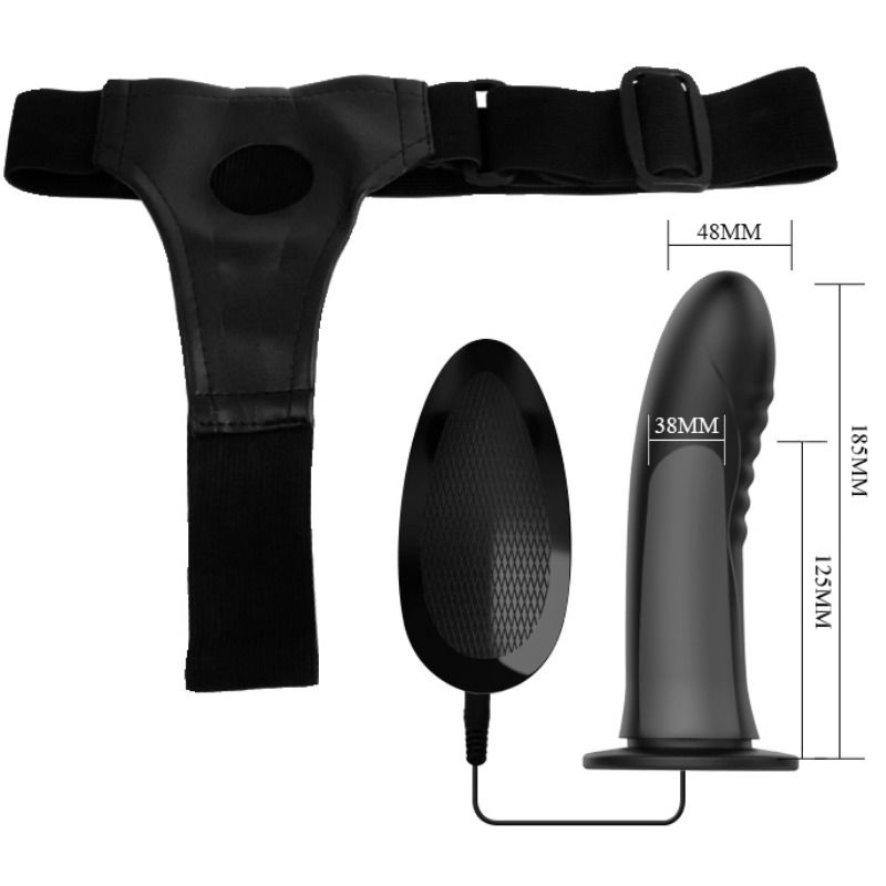 PRETTY LOVE - MYRON STRAP ON CON VIBRADOR Y DILDO