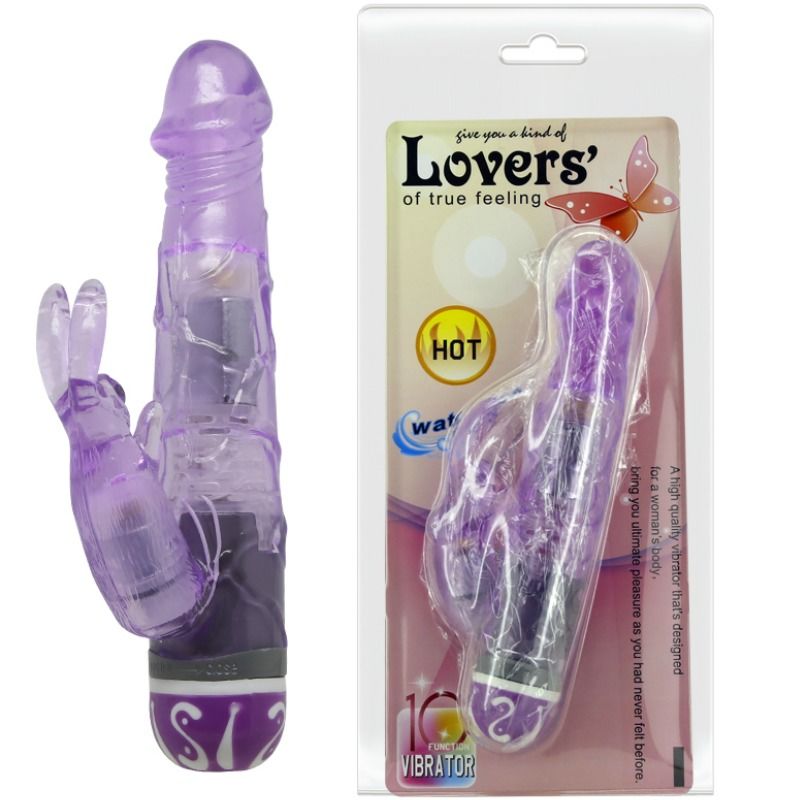 BAILE - VIBRADOR MULTIVELOCIDADES COM RABBIT LILÁS - Sex Shop Sexy