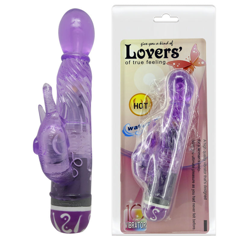 BAILE - VIBRADOR MULTIVELOCIDADES COM ESTIMULADOR LILÁS - Sex Shop Sexy
