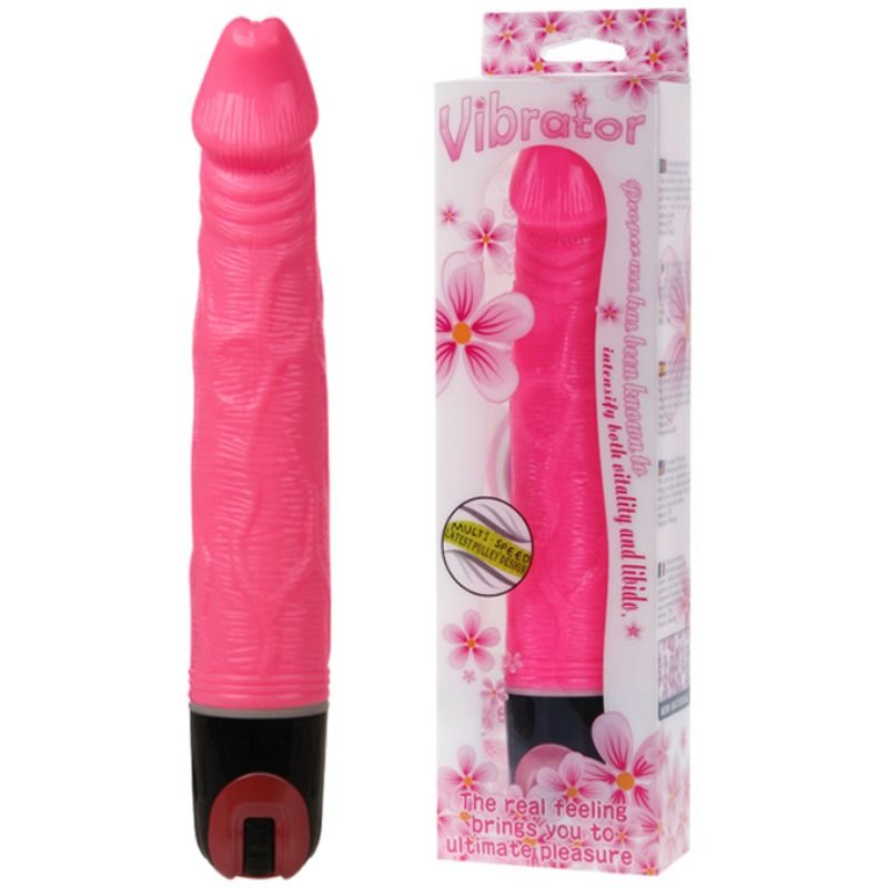 BAILE - VIBRADOR MULTIVELOCIDADE 21.5 CM ROSA - Sex Shop Sexy