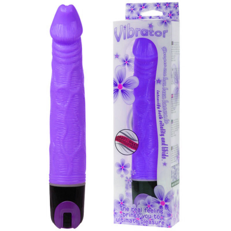 BAILE - VIBRADOR MULTIVELOCIDADE 21.5 CM ROXO - Sex Shop Sexy